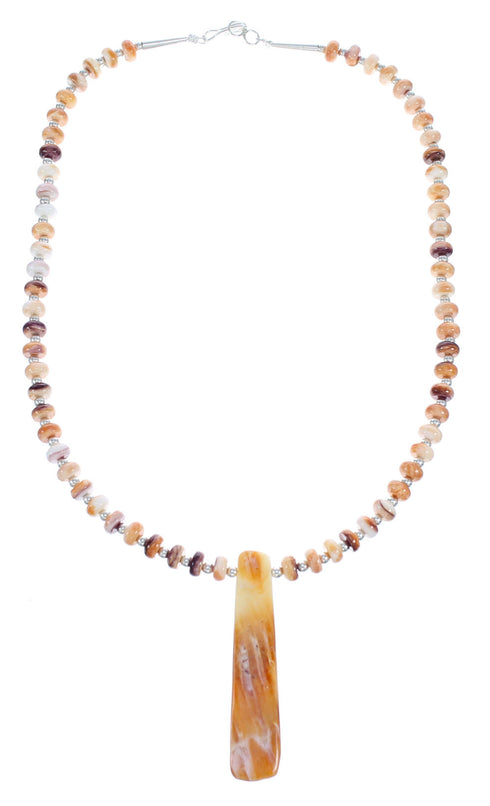 Genuine Sterling Silver Oyster Shell Bead Necklace MX121591